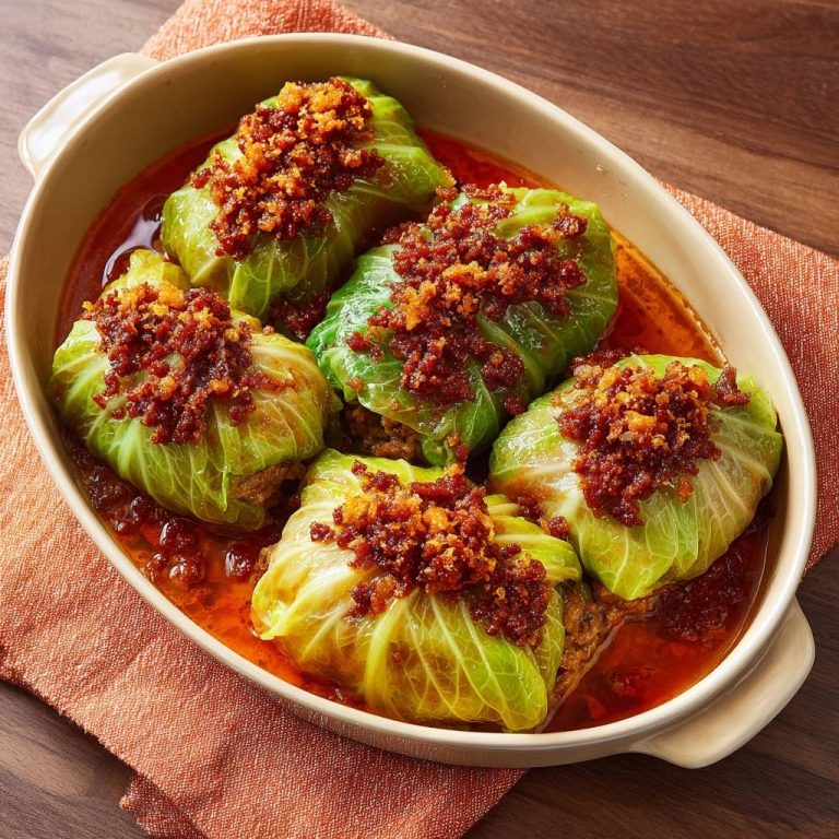 Würzige Hack-Kohlrouladen – Nie wieder auseinanderfallend!