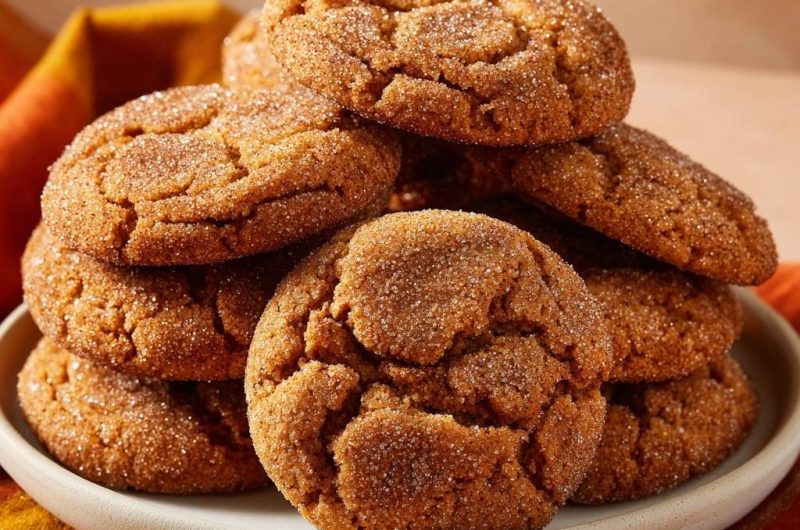 Zimtzucker-Kekse (Garantierte Crinkle-Oberfläche!)