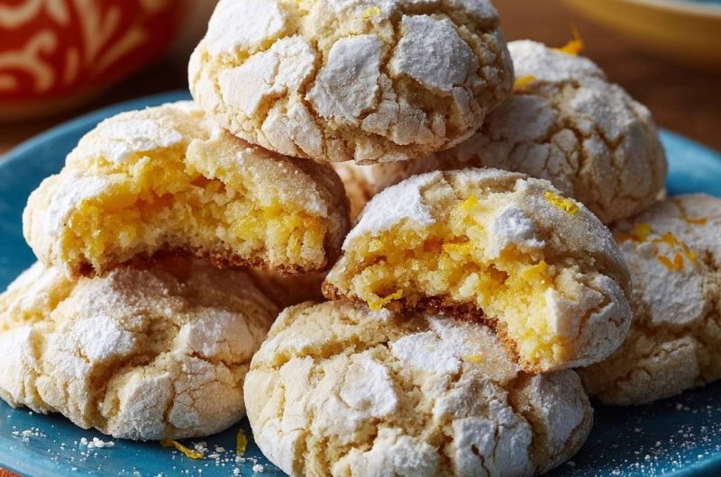 Zitronen-Schneekekse (Nie wieder flache Kekse!)