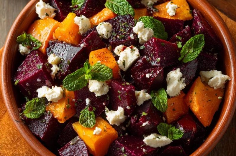 Rote-Bete-Kürbis-Salat