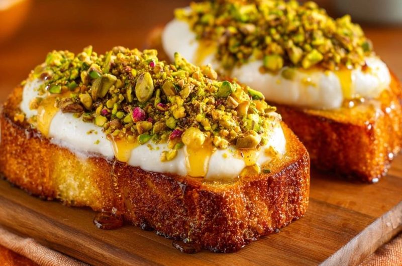 Pistazien-Honig-Toast