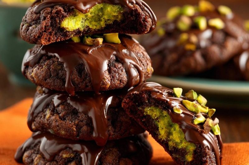 Pistazien-Schoko-Cookies