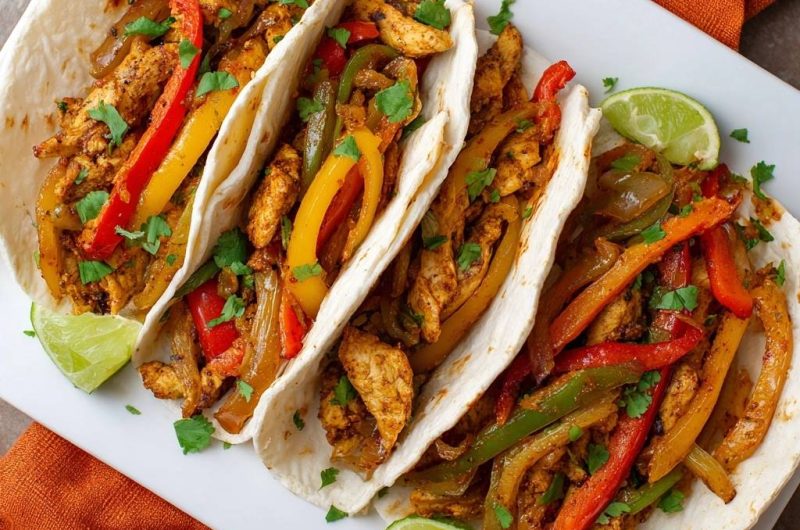 Hähnchen-Fajitas