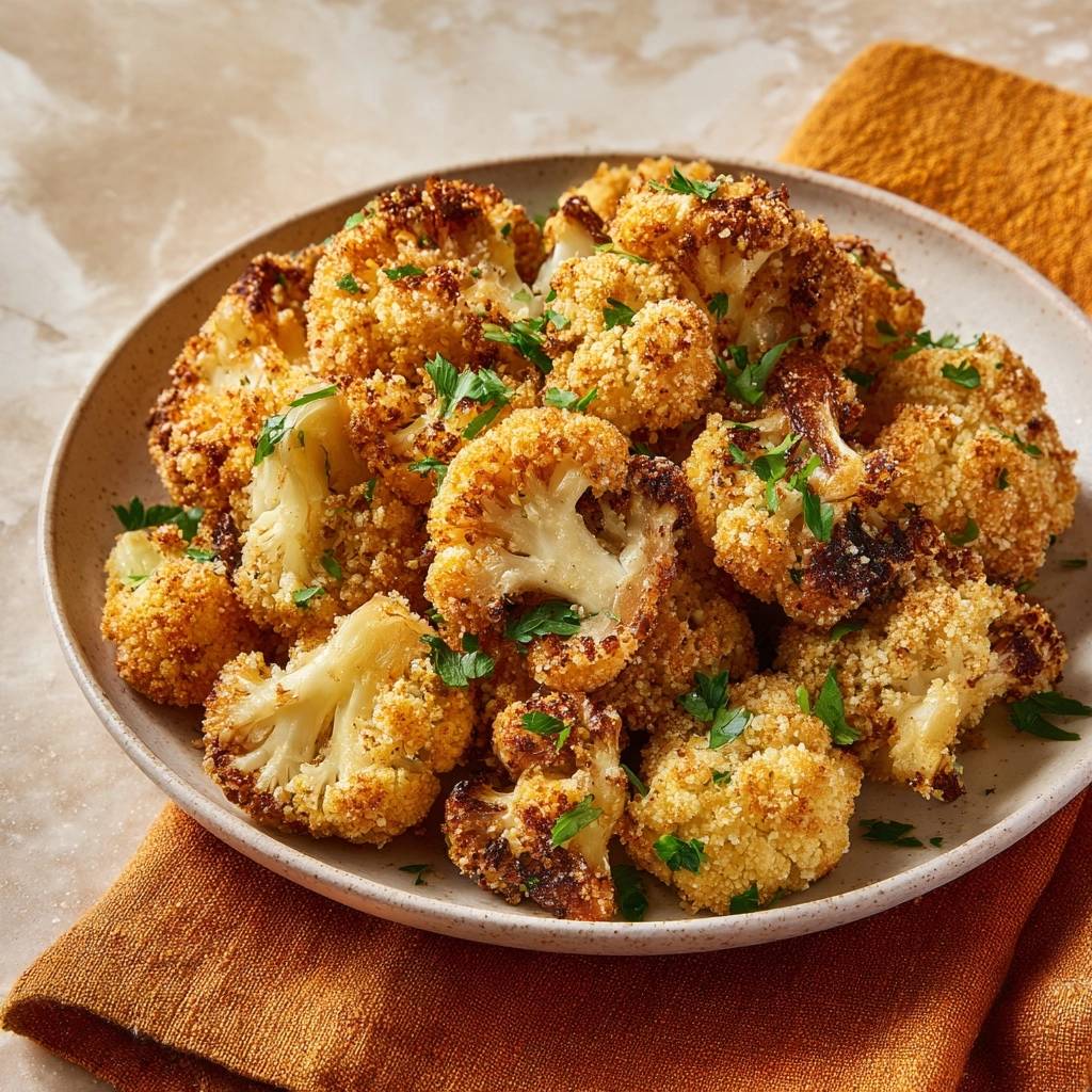 Knuspriger Ofen-Blütenkohl