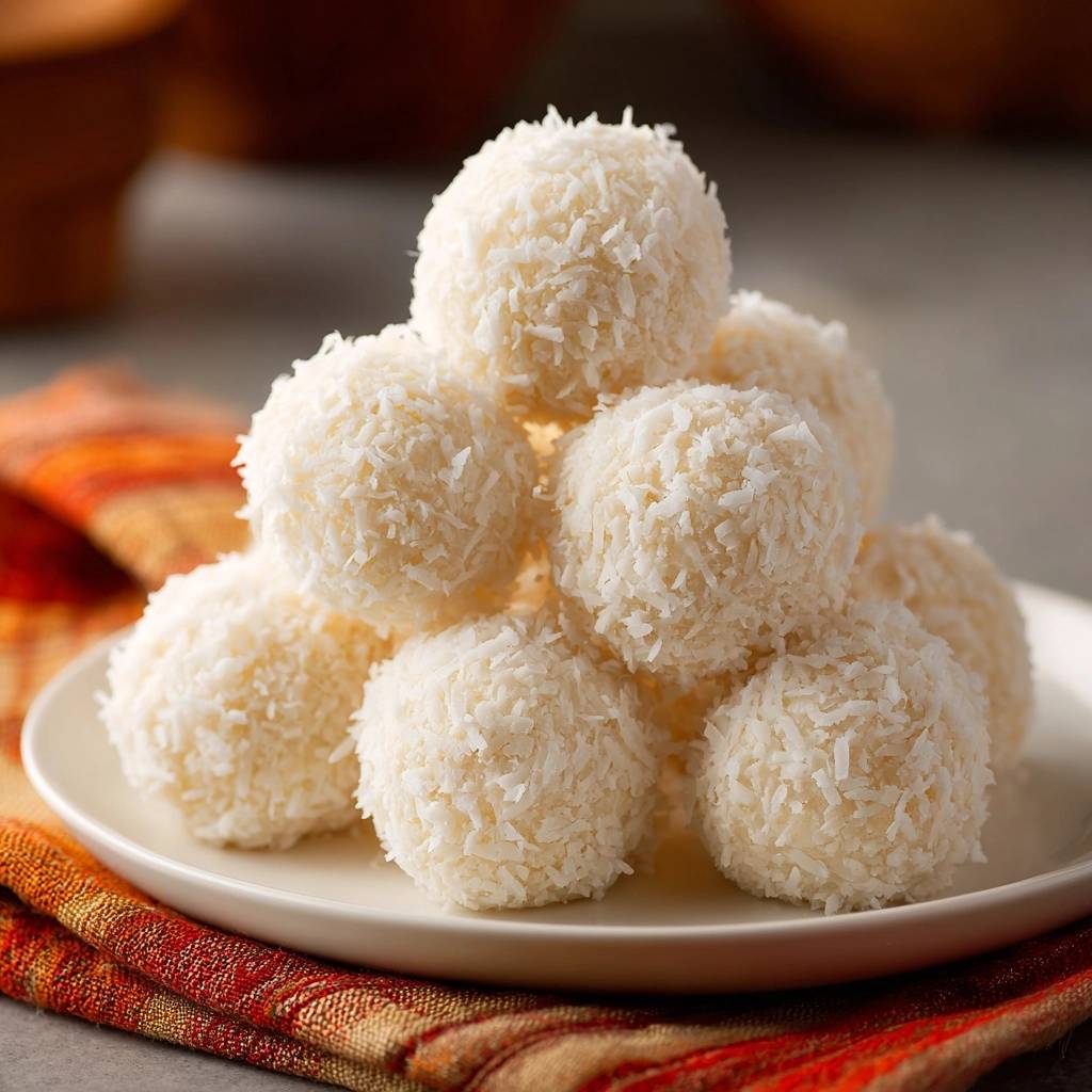 Cremige Kokosbällchen (Nie wieder zerfallende Bällchen!)