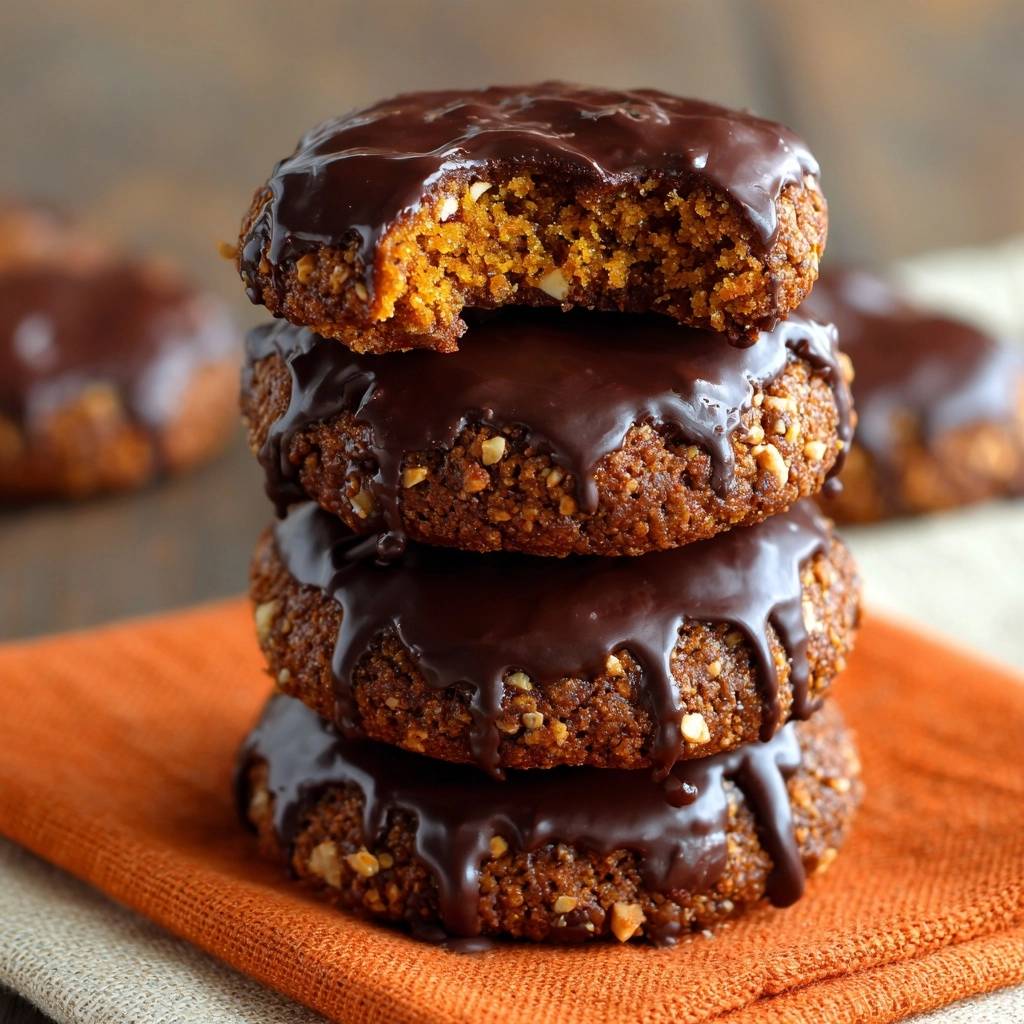 Schoko-Kürbis-Haselnuss-Kekse (Nie wieder matschige Kürbiskekse)