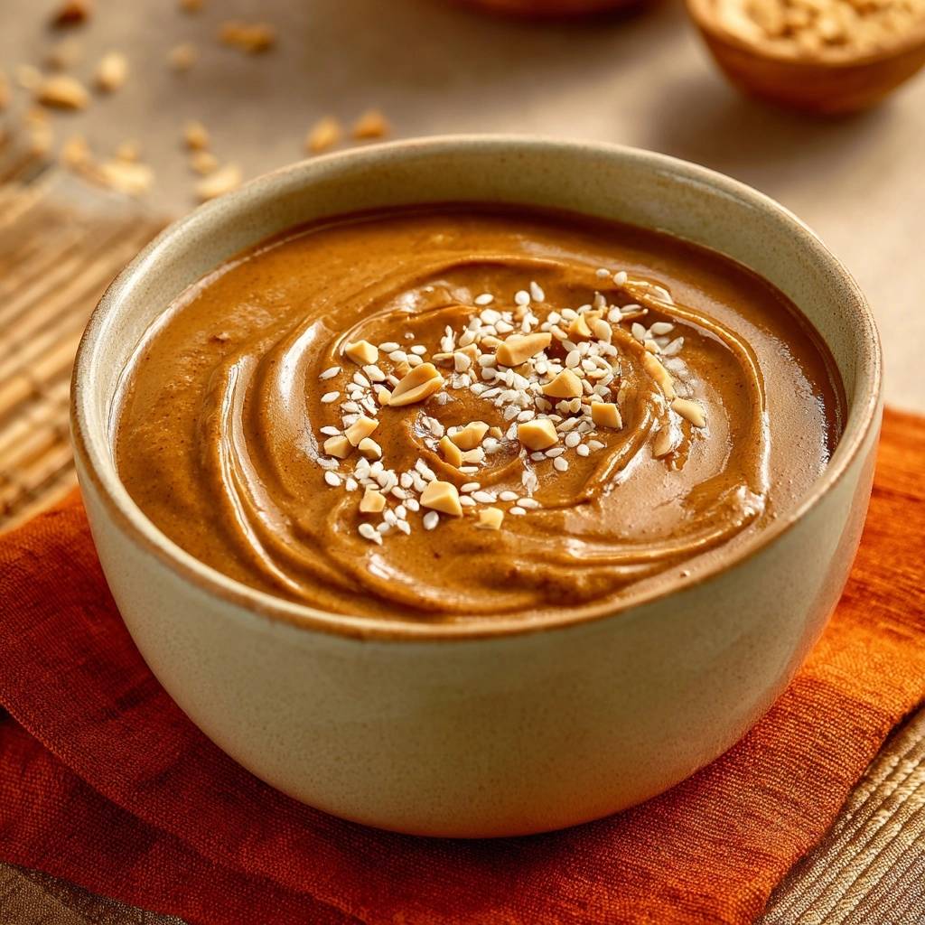 Cremige Erdnuss-Suppe