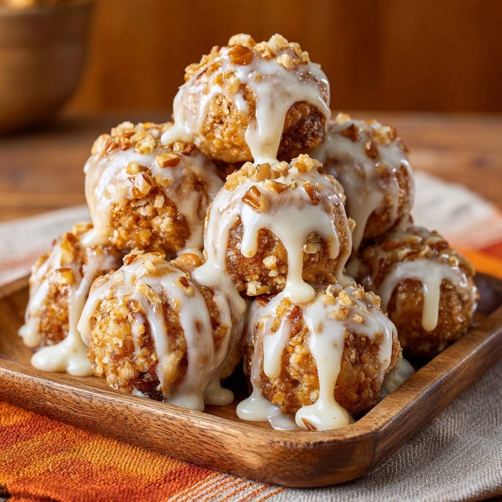 Knusprige Karotten-Pekannuss-Bällchen (Nie wieder matschiges Inneres!)