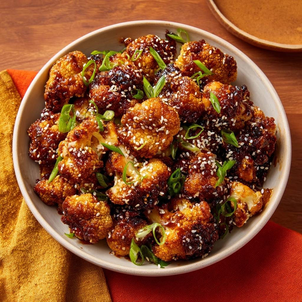 Knuspriger Sesam-Blumenkohl