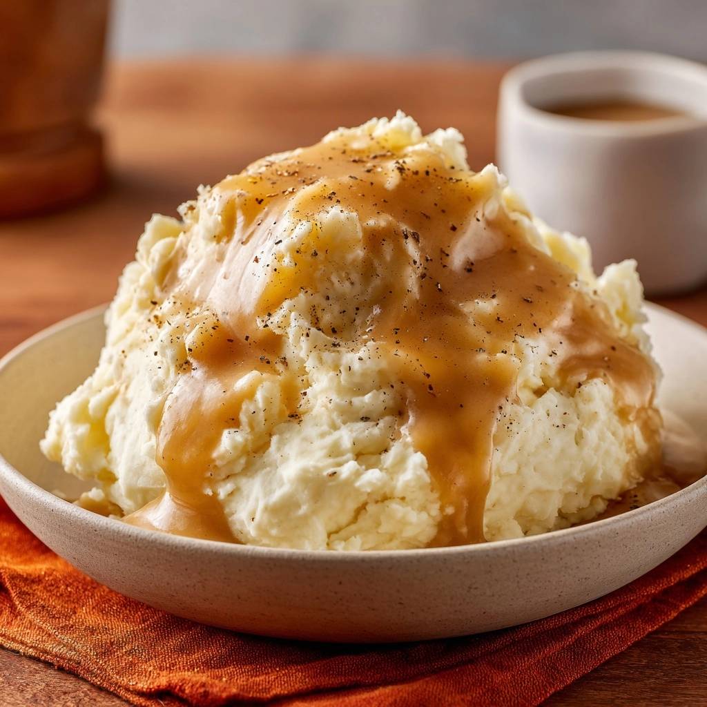 Cremiges Kartoffelpüree mit perfekter Soße