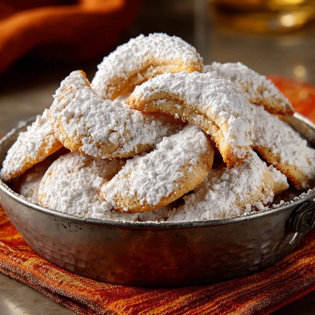 Knusprige Mandelkipferl