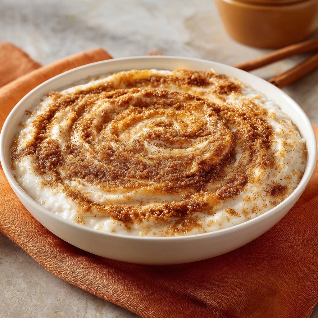 Cremiger Milchreis mit Zimtzucker