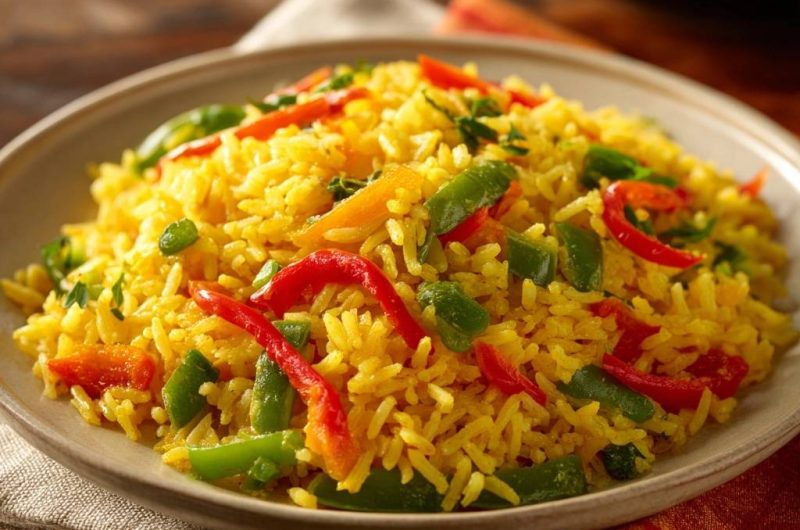 Bunter Gemüse-Pulao