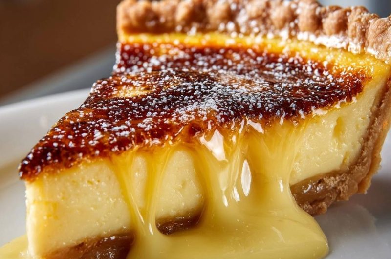 Crème Brûlée Käsekuchen (Nie wieder matschige Karamellkruste!)