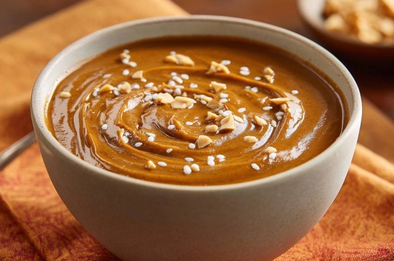 Cremige Erdnuss-Suppe