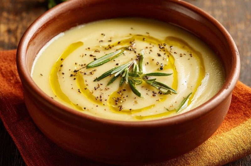 Cremige Rosmarin-Kartoffelsuppe