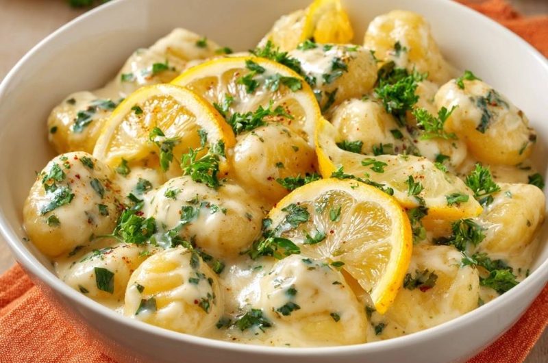 Cremige Zitronen-Gnocchi