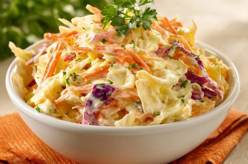 Cremiger Coleslaw (Nie wieder wässrig!)