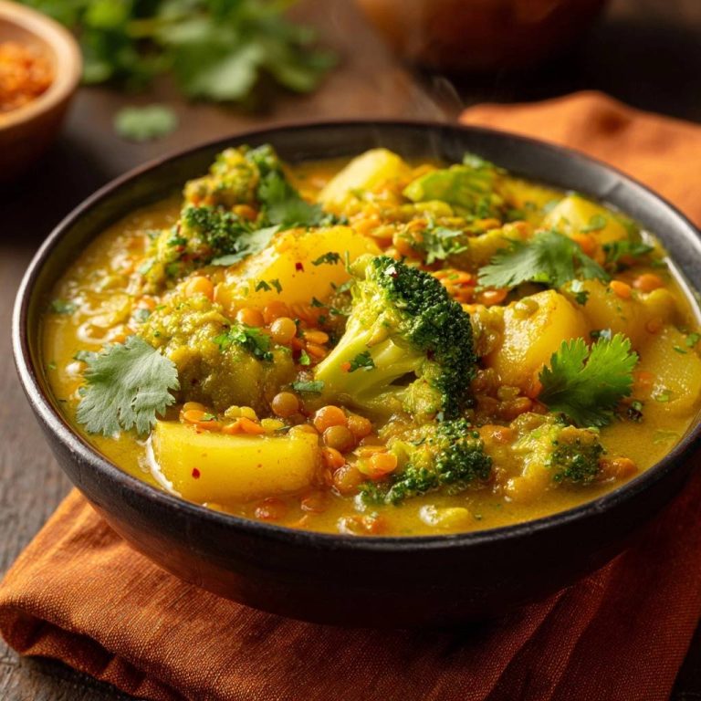 Cremiges Brokkoli-Kartoffel-Dal Rezept