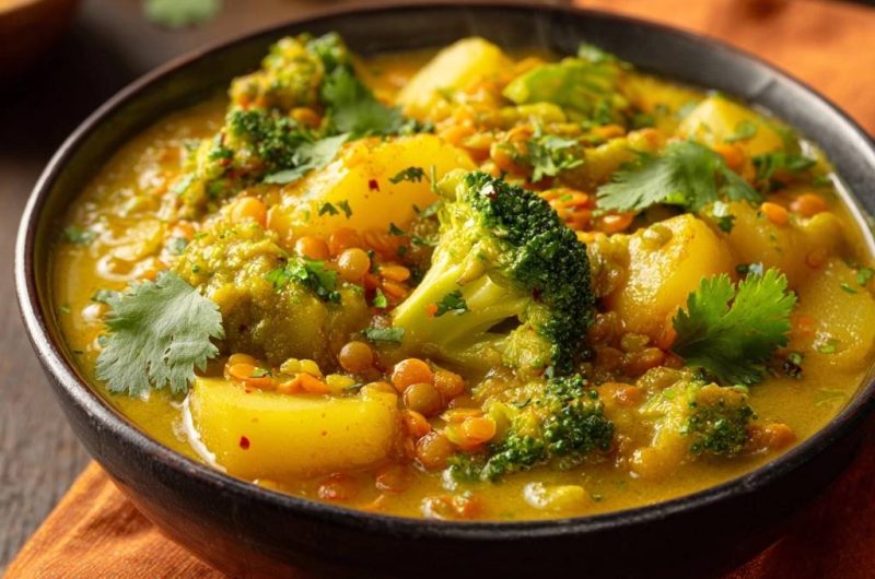 Cremiges Brokkoli-Kartoffel-Dal