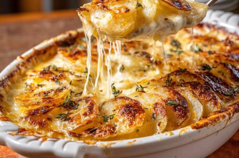 Cremiges Kartoffelgratin (Keine wässrige Soße mehr)