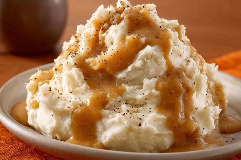 Cremiges Kartoffelpüree mit perfekter Soße