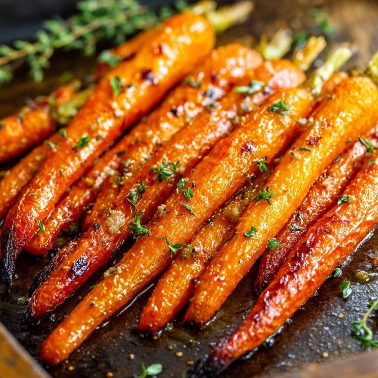 Glasierte Thymian-Karotten: Nie wieder matschig!