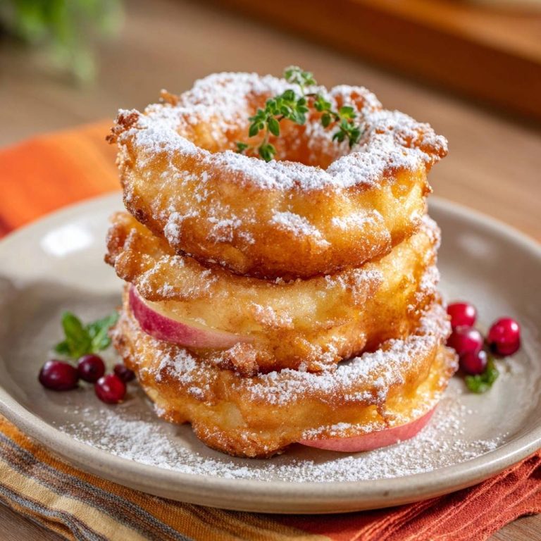 Knusprige Apfelringe: Nie wieder matschiger Teig!