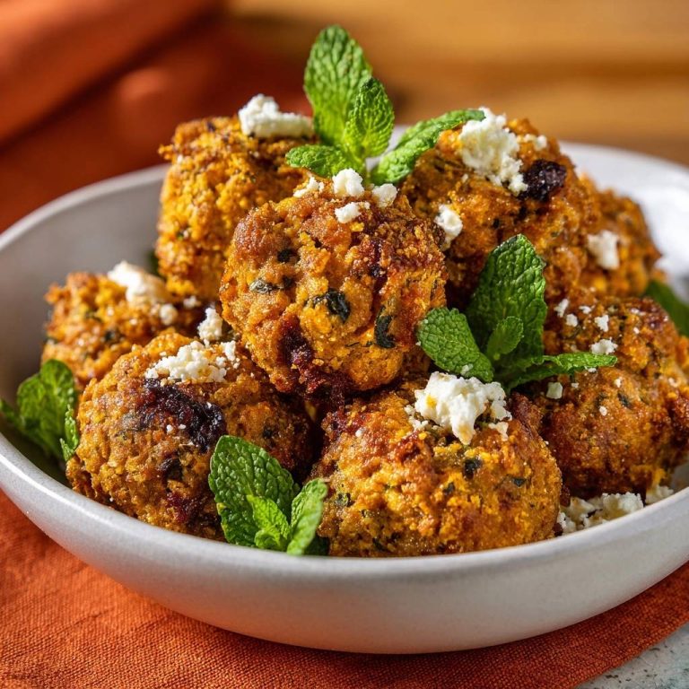 Knusprige Kürbis-Spinat-Bällchen – Nie wieder zerfallend!