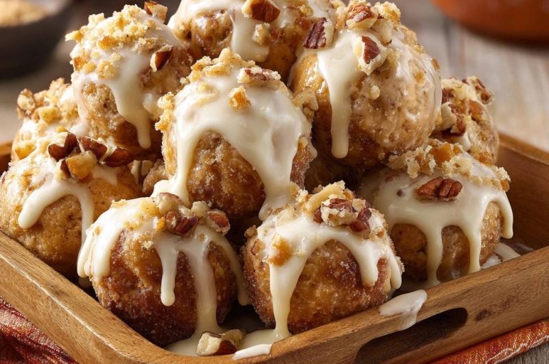 Knusprige Karotten-Pekannuss-Bällchen (Nie wieder matschiges Inneres!)