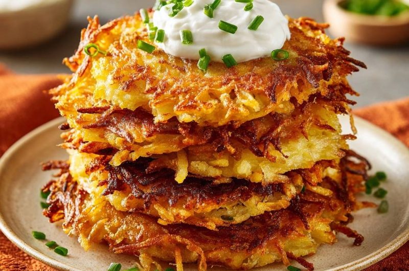 Knusprige Kartoffelpuffer