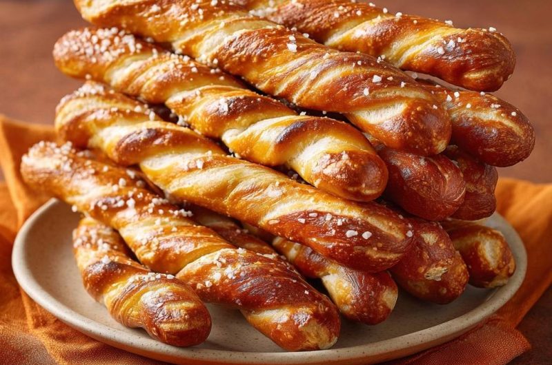 Knusprige Laugenbrezeln