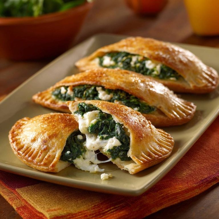 Knusprige Spinat-Feta-Taschen: Ohne wässrige Füllung