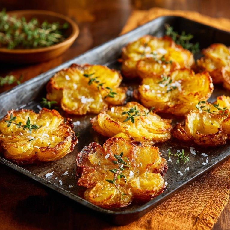 Knusprige Thymian-Kartoffelrosen – Rezept