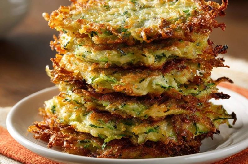 Knusprige Zucchini-Rösti
