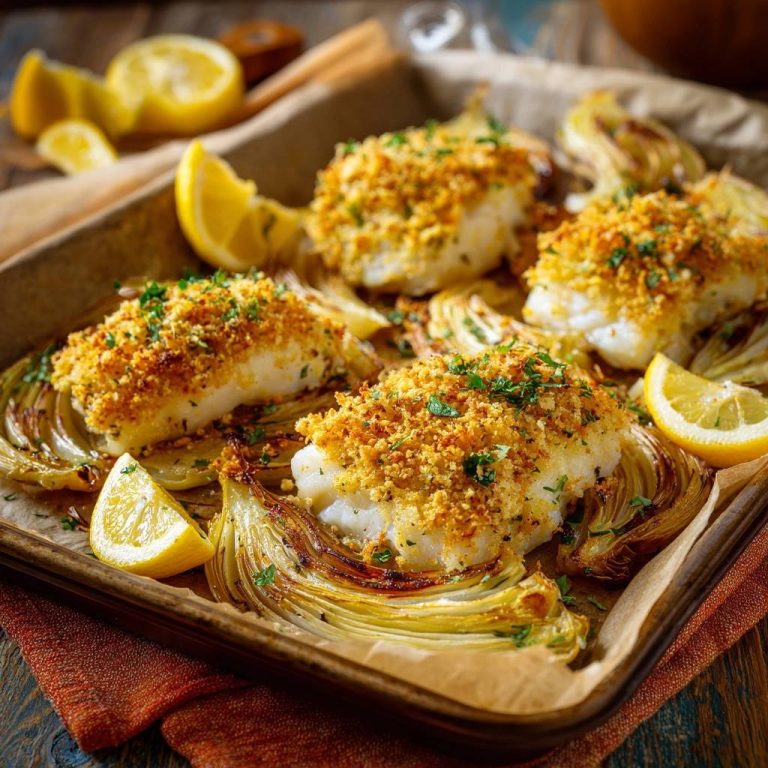Knuspriger Kabeljau auf Fenchelbett – Rezept