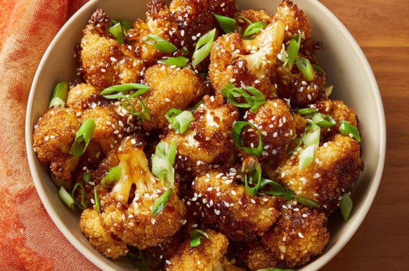 Knuspriger Sesam-Blumenkohl