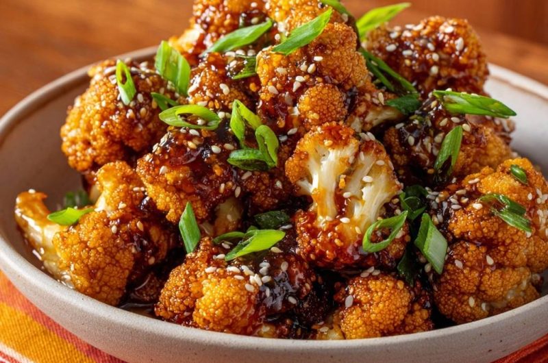 Knuspriger Sesam-Blumenkohl