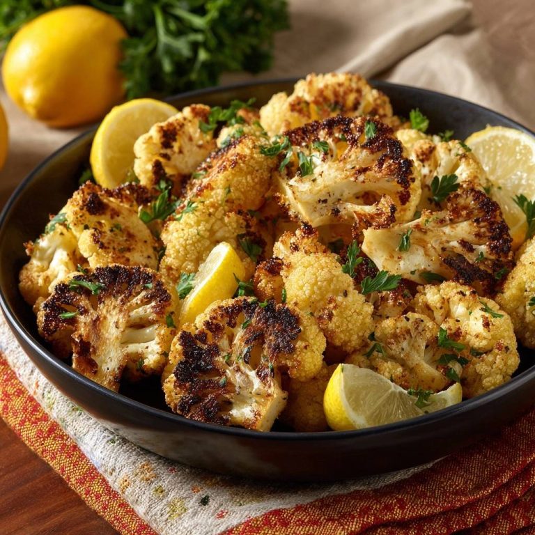 Knuspriger Zitronen-Blütenkohl: Nie wieder matschig!