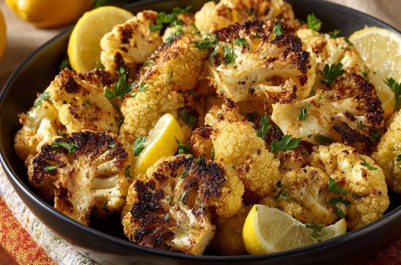 Knuspriger Zitronen-Blütenkohl