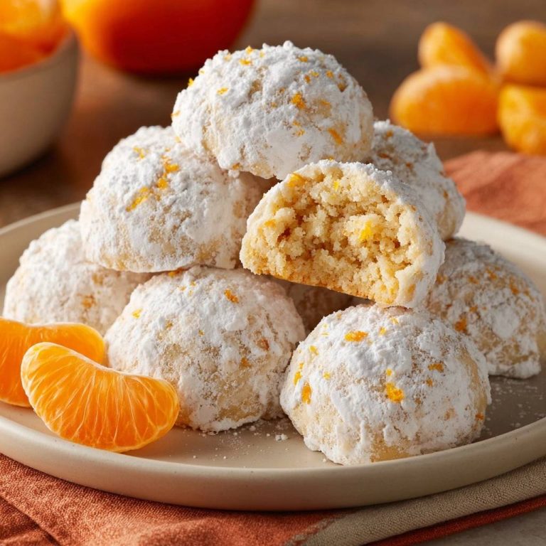 Mandarinen-Schneebällchen (Nie wieder bröselige Schneebällchen!)