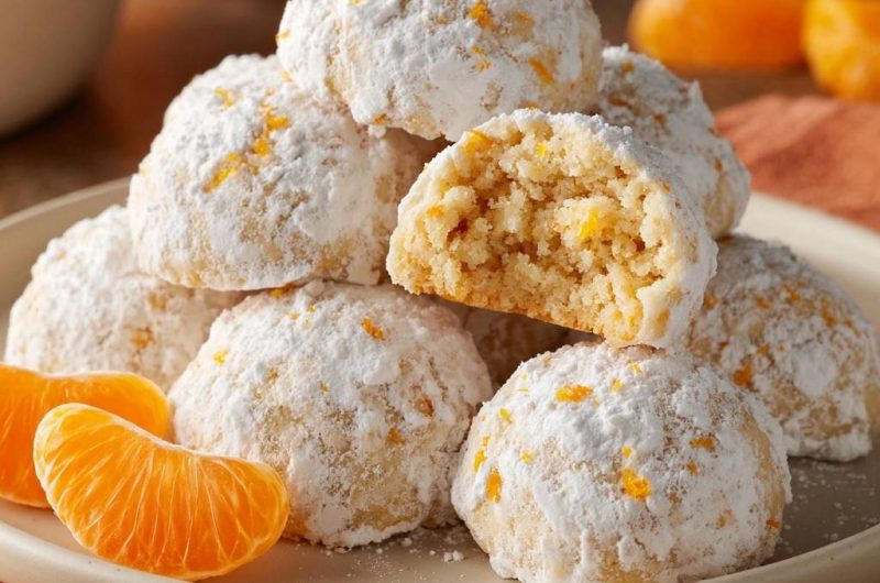 Mandarinen-Schneebällchen (Nie wieder bröselige Schneebällchen!)