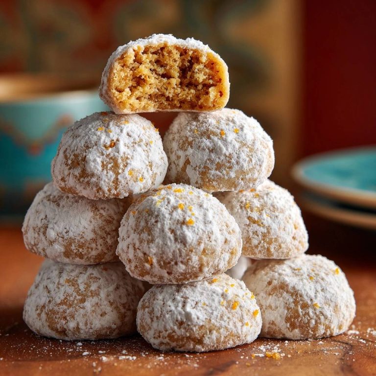 Orangen-Nuss-Schneebälle (Nie wieder bröseliger Teig!)
