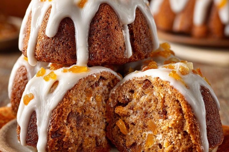 Saftige Mini-Orangen-Gugelhupfe (Nie wieder sinkende Früchte!)