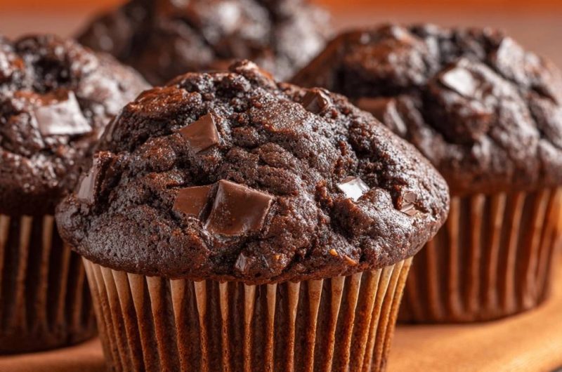 Saftige Schoko-Chunk-Muffins