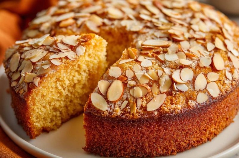 Saftiger Joghurt-Mandelkuchen