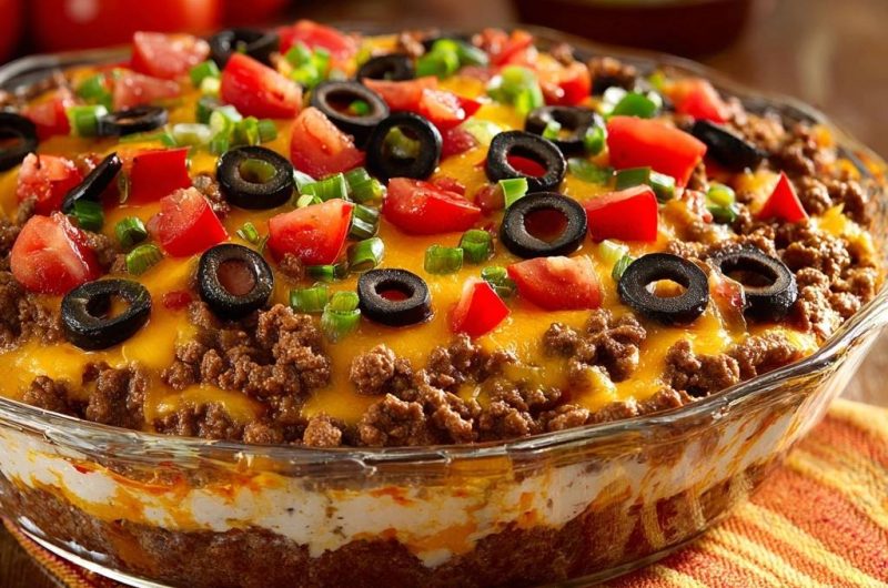 Saftiger Taco-Auflauf