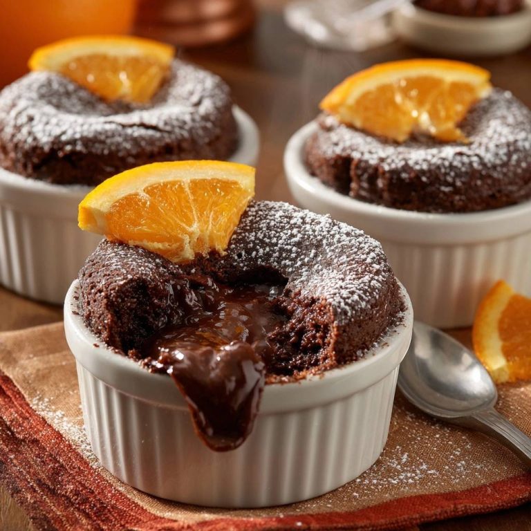 Schoko-Orangen-Lavakuchen (Nie wieder fester Kern!)