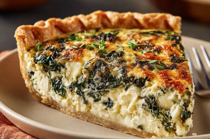 Spinat-Feta-Quiche (Nie wieder wässrige Füllung!)