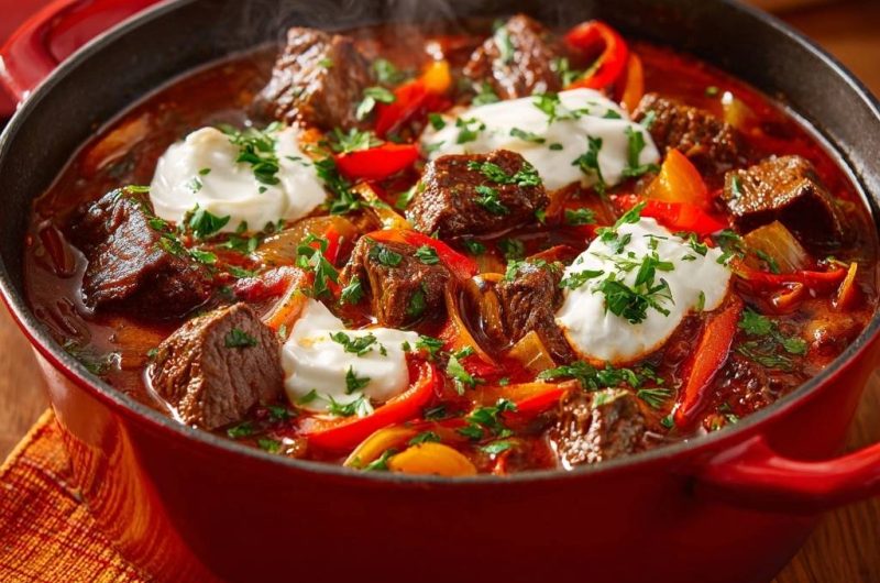 Ungarisches Paprikagulasch